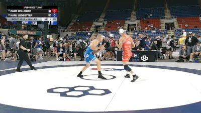 165 lbs Champ. Rd Of 32 - Zane Willobee, Michigan vs Karl Ledbetter, Utah