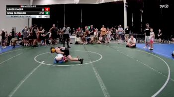 88 lbs Round 3 (4 Team) - Asher Knopp, Journeymen Uprising vs Sean Oldmixon, CTWHALE ORCA