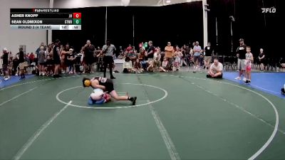 88 lbs Round 3 (4 Team) - Asher Knopp, Journeymen Uprising vs Sean Oldmixon, CTWHALE ORCA