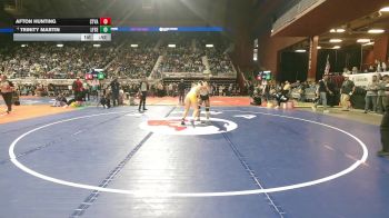 155 lbs 5th Place Match - Trinity Martin, Lingle-Ft. Laramie/Southeast vs Afton Hunting, Star Valley