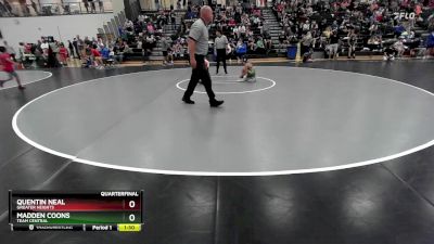 70 lbs Quarterfinal - Madden Coons, Team Central vs Quentin Neal, Greater Heights