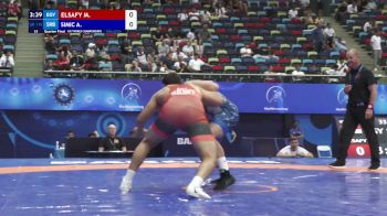 110 kg 1/4 Final - Mohamed Elsafy, Egypt vs Andrej Simic, Serbia
