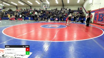 82 lbs 3rd Place - Jordyn Roller, Bixby JH Girls vs Colyn Eardley, Sand Springs JH (SS)