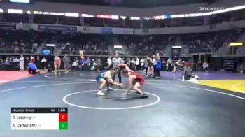 155 lbs Quarterfinal - Dawson Lapping, SEK Elite vs Aiden Cartwright, The Community