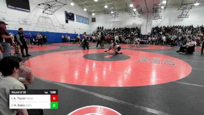 145 lbs Round Of 32 - Anthony Taylor, Monsignor Farrell vs Andrew Sabo, Brooklyn Tech