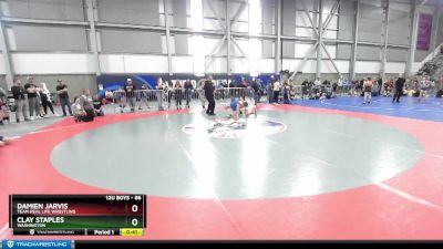 86 lbs Champ. Round 2 - Damien Jarvis, Team Real Life Wrestling vs Clay Staples, Washington