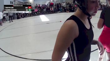 110 lbs Cons. Round 2 - Ravyn Lee, Sidney vs Karen Cortez, Lincoln High Girls