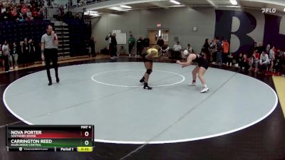 115 lbs. Cons. Round 4 - Carrington Reed, Hazelwood Central vs Nova Porter, Southern Boone