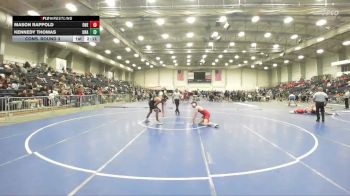 157 lbs Cons. Round 3 - Kennedy Thomas, Unattached vs Mason Rappold, Oneonta State
