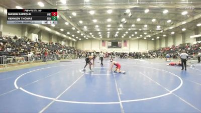 157 lbs Cons. Round 3 - Kennedy Thomas, Unattached vs Mason Rappold, Oneonta State