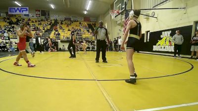 92 lbs Consolation - Colton Cowden, Fort Gibson Youth Wrestling vs Asher Hobbs, Salina