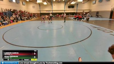 190 lbs Round 4 (10 Team) - Ryan Drennan, Laramie vs Landon Garcia, Berthoud