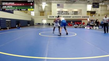 285 lbs Finals (8 Team) - Jude Beers, Northeast Oklahoma vs Umair Ahmad, Iowa Central Community College