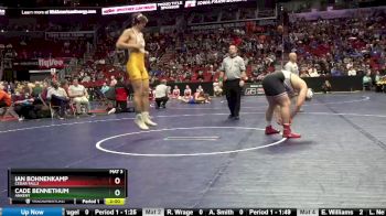 3A-195 lbs Cons. Round 2 - Ian Bohnenkamp, Cedar Falls vs Cade Bennethum, Ankeny