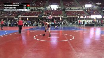 109 lbs 5th Place Match - Blake Bentley, Team Champs vs Hayden Bohannon, Windy City Wrestlers