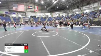 58 lbs Consolation - Trevor Jagger, Bald Eagle WC vs Barrett Ehrich, Gladiator Wr Acd