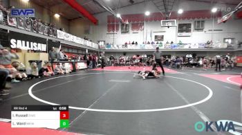 64 lbs Rr Rnd 4 - Ivan Russell, Eufaula Ironheads Wrestling Club vs Luke Ward, Broken Bow Youth Wrestling