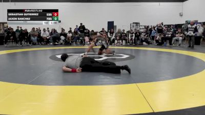 100 lbs Round 2 (6 Team) - Jaxon Sanchez, POWA vs Sebastian Gutierrez, DC Wrestling Academy