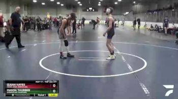 100 lbs Champ. Round 1 - Izaiah Hayes, Hazel Park Wrestling vs Mason Thurber, Springport Spartans