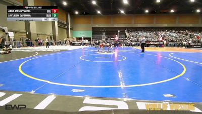 100 lbs Consolation - Aria Pennywell, Driller Wrestling Club vs Jayleen Quenga, Bloodline Wrestling