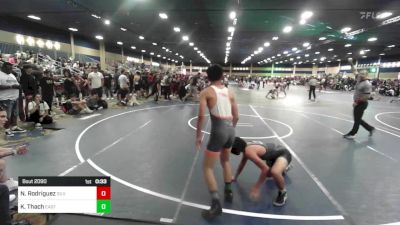 113 lbs Consi Of 64 #2 - Nathan Rodriguez, Silverback WC vs Kasen Thach, Eastvale Elite WC