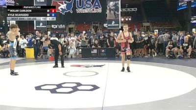 138 lbs Cons. Sub-rd Of 32 - Nolan Carlson, Utah vs Kyle Scavuzzo, Ohio