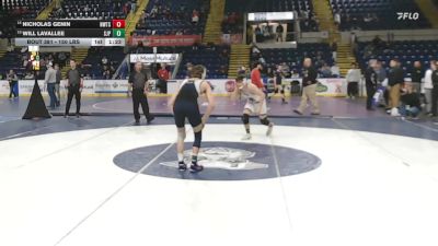 150 lbs 3rd Place - Nicholas Genin, Newton South vs Will LaVallee, Saint John's Prep