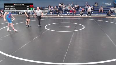 133 lbs 1st Place Match - Eric Casula, Unattached vs Isaac Ekdahl, Iowa Western Community College