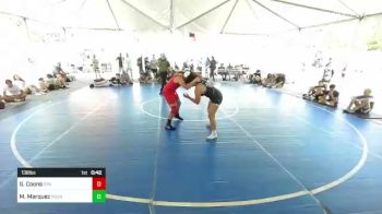 136 lbs Consolation - Gia Coons, CPA Wrestling vs Melia Marquez, Pounders WC