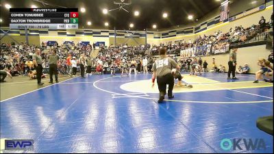 70 lbs Semifinal - Cohen Tonubbee, Chandler Takedown Club vs Daxton Trowbridge, Piedmont