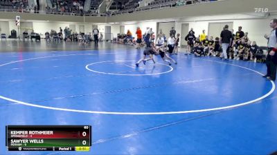 60 lbs Finals (8 Team) - Sawyer Wells, Perham vs Kemper Rothmeier, Springfield