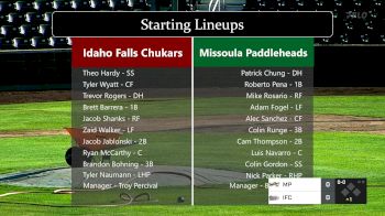 Idaho Falls Chukars vs. Missoula PaddleHeads - 2024 Missoula PaddleHeads vs Idaho Falls Chukars