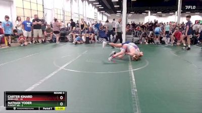 110 lbs Round 3 (6 Team) - Carter Kinard, Rebellion vs Nathan Yoder, Pursuit WA