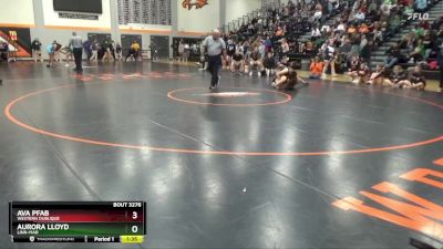 170 lbs Semifinal - Aurora Lloyd, Linn-Mar vs Ava Pfab, Western Dubuque