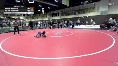 75-83 lbs Round 1 - Kellen Compton, Team Temecula Wrestling Club vs Mason Bautista, 951 WRESTLING CLUB