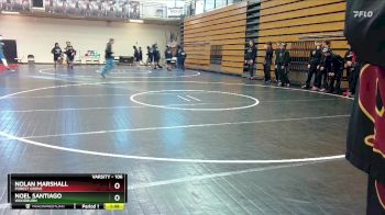 106 lbs Champ. Round 1 - Noel Santiago, Woodburn vs Nolan Marshall, Forest Grove