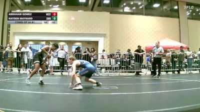 144 lbs Consi Of 64 #1 - Abraham Gomez, Westside Saints vs Kayden Maynard, Sanderson Wr Ac