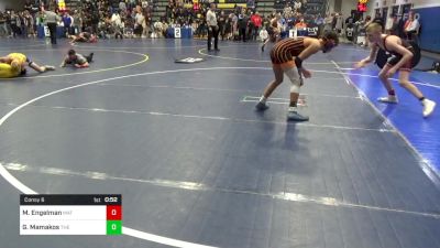 122 lbs Consy 6 - Micah Engelman, Mat Assassins vs Georgie Mamakos, The Linsly School