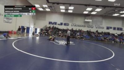 133 lbs Cons. Semis (16 Team) - Abdullah Noori, Chabot College vs Nathaniel Guevara, Modesto Junior College