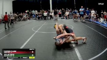 92 lbs Round 3 (8 Team) - Cayden Clark, Rebellion vs Dylan Deck, Grit Mat Club