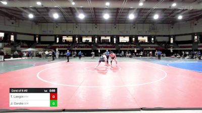 215 lbs Consi Of 8 #2 - Trace Langin, St. Thomas vs Joshua Cordio, Wyoming Seminary