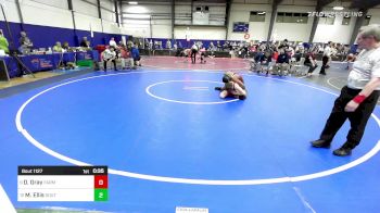 130 lbs 5th Place - Dillon Gray, Farmington Mat Cats vs Maurice Ellis, South Side WC