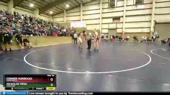 157 lbs Cons. Round 4 - Conner Horrocks, Grantsville vs Nickolas Vega, Herriman