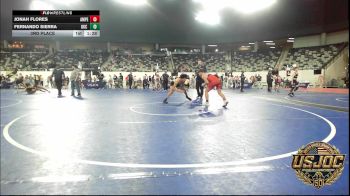110 lbs 3rd Place - Jonah Flores, Amped Wrestling Club vs Fernando Sierra, OKC Saints Wrestling
