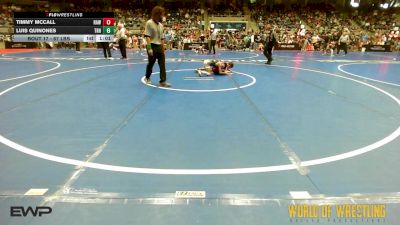 67 lbs Round Of 64 - Timmy McCall, Raw Wrestling Club vs Luis Quinones, Top Rank Hammers