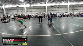 87 lbs Round 5 - Emmette Taylor, Hawk Wrestling Club vs Makaio Kehoe, Fighting Squirrels
