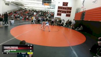 113 lbs Quarterfinal - Landon Rhyne, Wind River vs Tanner Freeman, Thunder Basin High School
