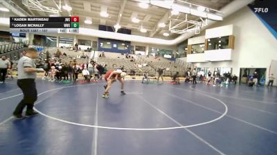157 lbs Semifinal - Kaden Martineau, JWC vs Logan McNally, Wasatch Wrestling Club
