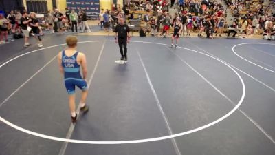132 lbs Champ. Round 1 - Garrett Kuch, IA vs Joey Enzminger, ND