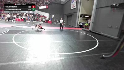 95 lbs Cons. Round 2 - Harrison Urban, Monona Grove/McFarland Wrestling Club vs Riley Morin, Wisconsin Rapids